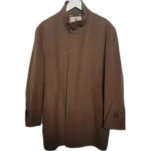 Caesar Italian Cashmere and Wool Mens Overcoat